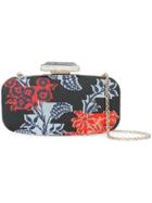 Oscar De La Renta Goa Floral Clutch - Blue