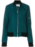 Paco Rabanne Zipped Bomber Jacket - Green