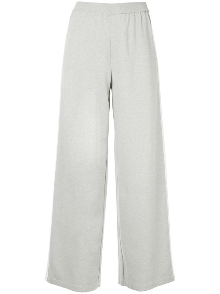 Le Ciel Bleu Side Stripe Trousers - Grey