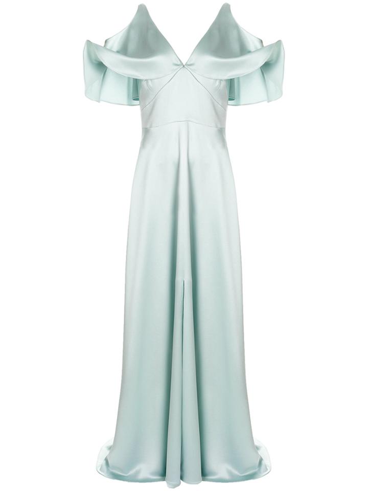 Temperley London Cold-shoulder Dress - Green