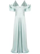 Temperley London Cold-shoulder Dress - Green