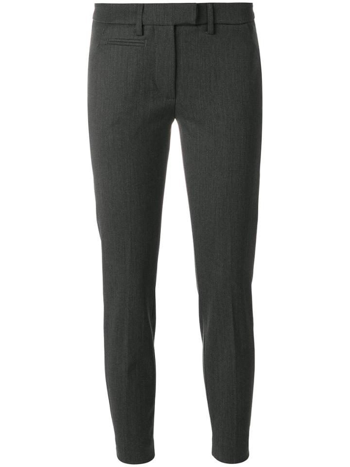 Dondup Cropped Trousers - Grey