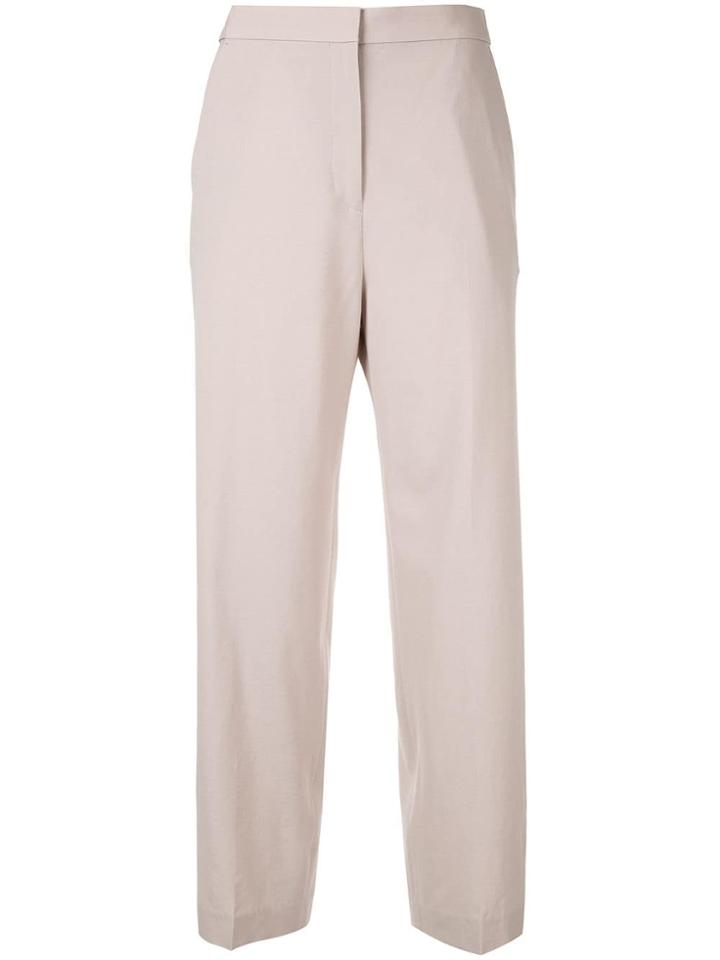 Des Prés Straight Leg Chino Trousers - Brown