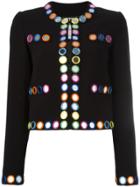 Moschino Mirror Embroidered Jacket - Black
