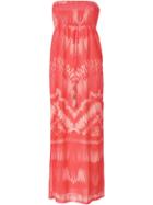 Heidi Klein 'tahiti' Bandeau Maxi Dress, Women's, Size: Medium, Yellow/orange, Polyester
