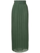 P.a.r.o.s.h. Palazzo Pleat Skirt - Green