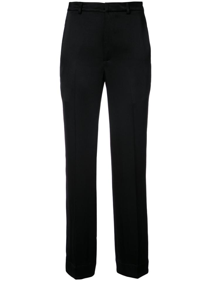 Tome Straight Trousers - Black