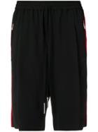 John Richmond Side Stripe Shorts - Black