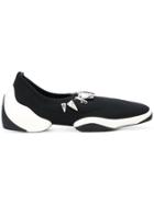Giuseppe Zanotti Design Embellished Scuba Slip-on Sneakers - Black
