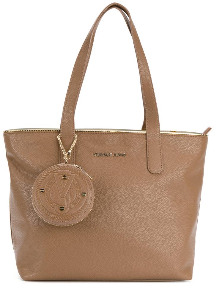 Versace Jeans Key Chain Tote - Brown
