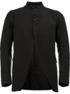 Christopher Nemeth Front Cut-out Blazer, Men's, Size: Large, Black, Polyester/cupro/wool