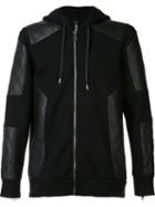 Neil Barrett Quilted Panel Hoodie
