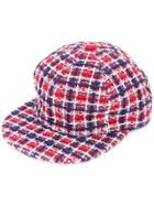 Coohem Coohemxca4la Tricolour Tweed Cap - Red