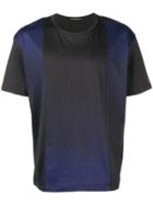 Issey Miyake Men Colour-block Fitted T-shirt - Blue
