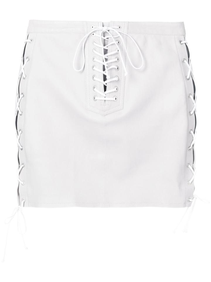 Unravel Project Lace-up Skirt - Grey