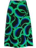 Marni Printed Skirt - Black