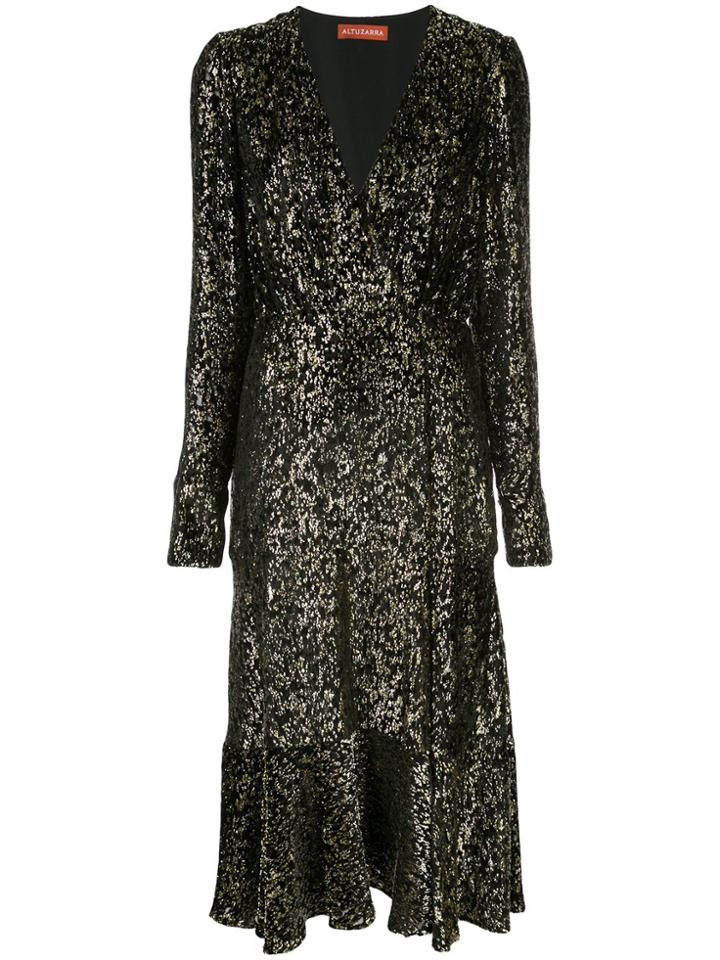 Altuzarra Martha Sequinned Midi Dress - Black