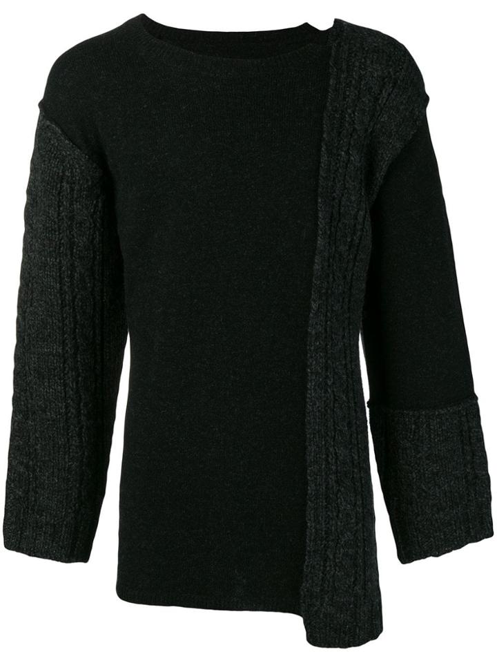 Yohji Yamamoto Mesh Knit Sweater - Black