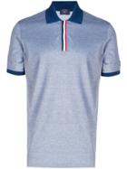 Paul & Shark Striped Trim Polo Shirt - Blue