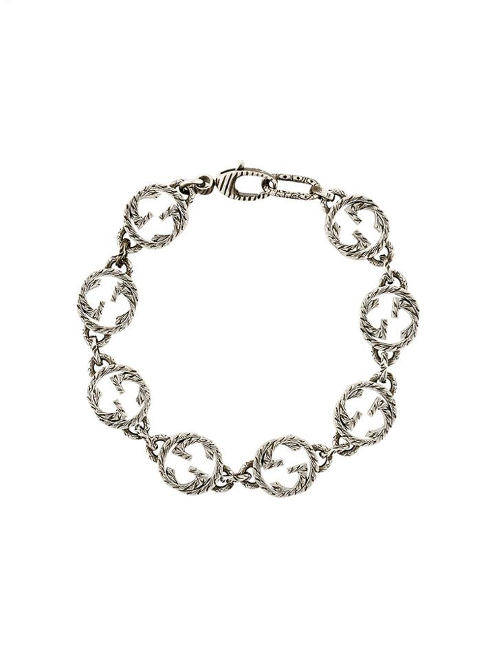 Gucci Interlocking Gg Bracelet - Metallic