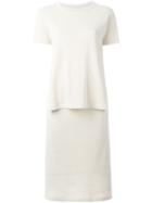 Mm6 Maison Margiela Layered Knit Dress