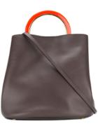 Marni Pannier Tote - Brown