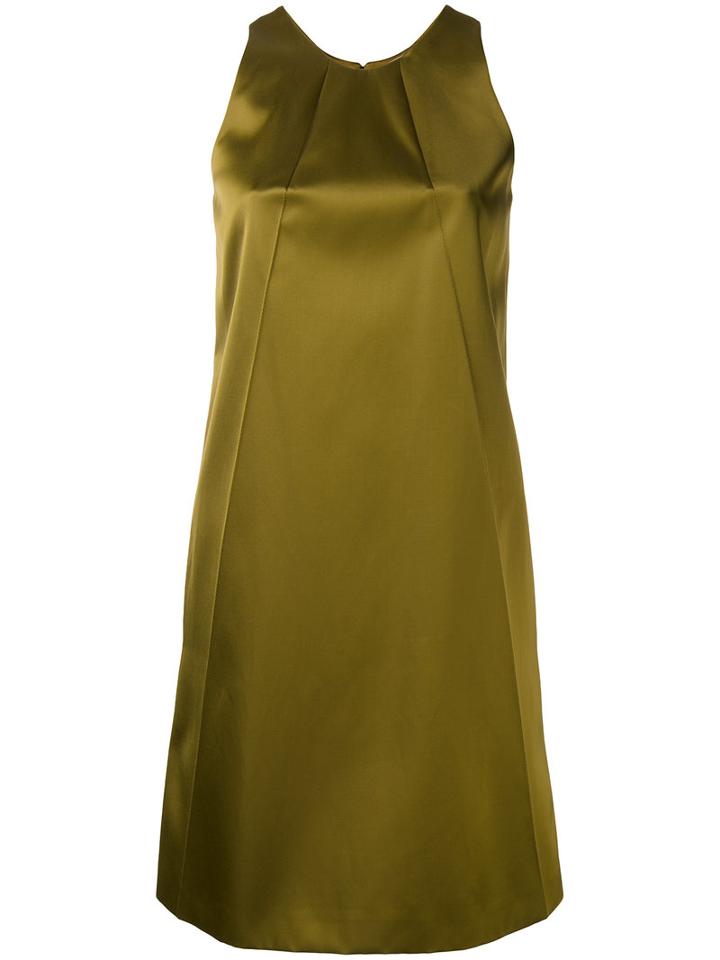 Nina Ricci Sleeveless Dress, Women's, Size: 36, Green, Silk/cotton/acetate/viscose