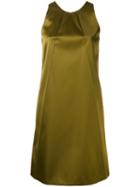Nina Ricci Sleeveless Dress, Women's, Size: 36, Green, Silk/cotton/acetate/viscose