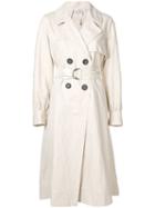 Forte Forte Balloon Sleeve Trench Coat - Neutrals