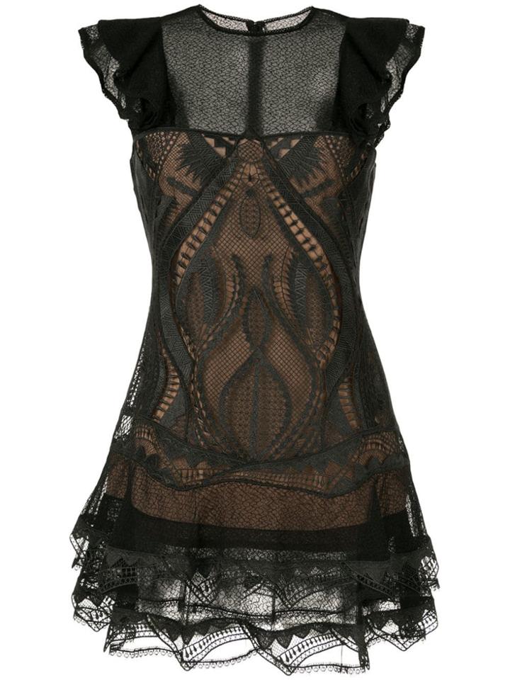 Jonathan Simkhai Embroidered Mini Dress - Black