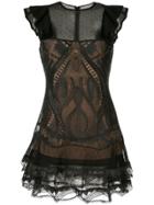 Jonathan Simkhai Embroidered Mini Dress - Black