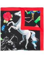 Philipp Plein Jungle Print Foulard - Black