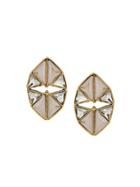 Camila Klein Triangles Earrings - Gold