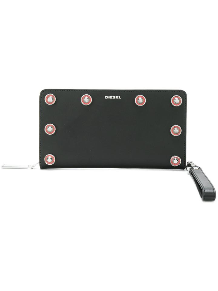 Diesel New Granato Loop Zip Wallet - Black
