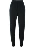 Odeeh Tapered Trousers, Women's, Size: 38, Black, Silk/cotton/virgin Wool