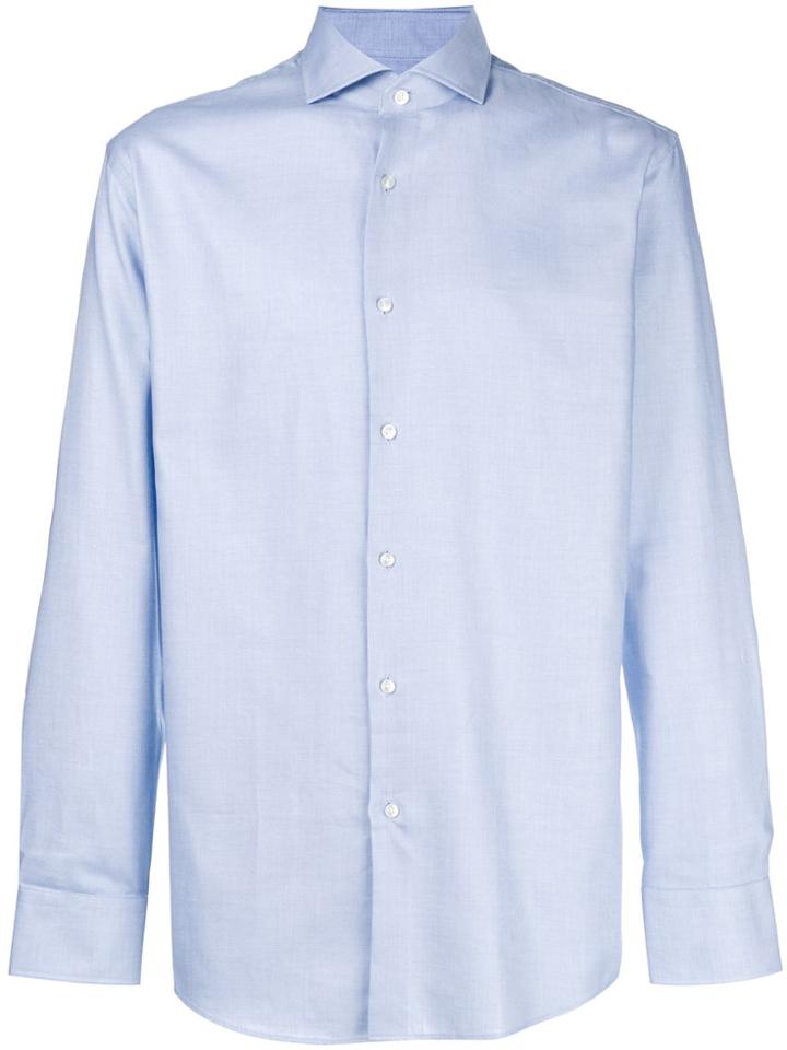 Boss Hugo Boss Plain Slim Fit Shirt - Blue