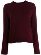 Ganni Port Royale Knit Pullover - Red