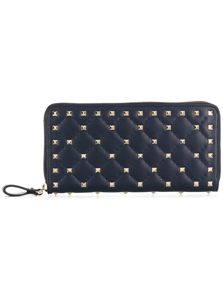 Valentino Valentino Garavani Rockstud Spike Continental Wallet - Blue