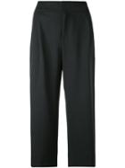 Marni - Cropped Tailored Trousers - Women - Spandex/elastane/virgin Wool - 44, Grey, Spandex/elastane/virgin Wool