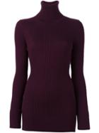 Forte Forte Turtleneck Slim-fit Pullover, Women's, Size: 1, Red, Wool