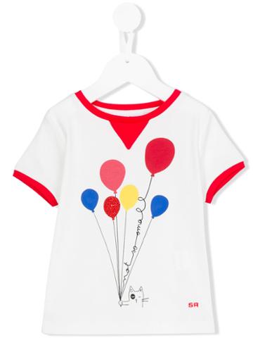 Rykiel Enfant Ryk T-shirt, Girl's, Size: 6 Yrs, White