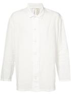 Horisaki Design & Handel - Sheer Button-up Shirt - Unisex - Linen/flax - 2, White, Linen/flax