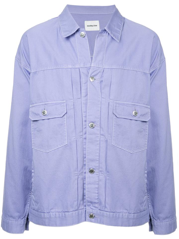 Monkey Time Workwear Jacket - Pink & Purple