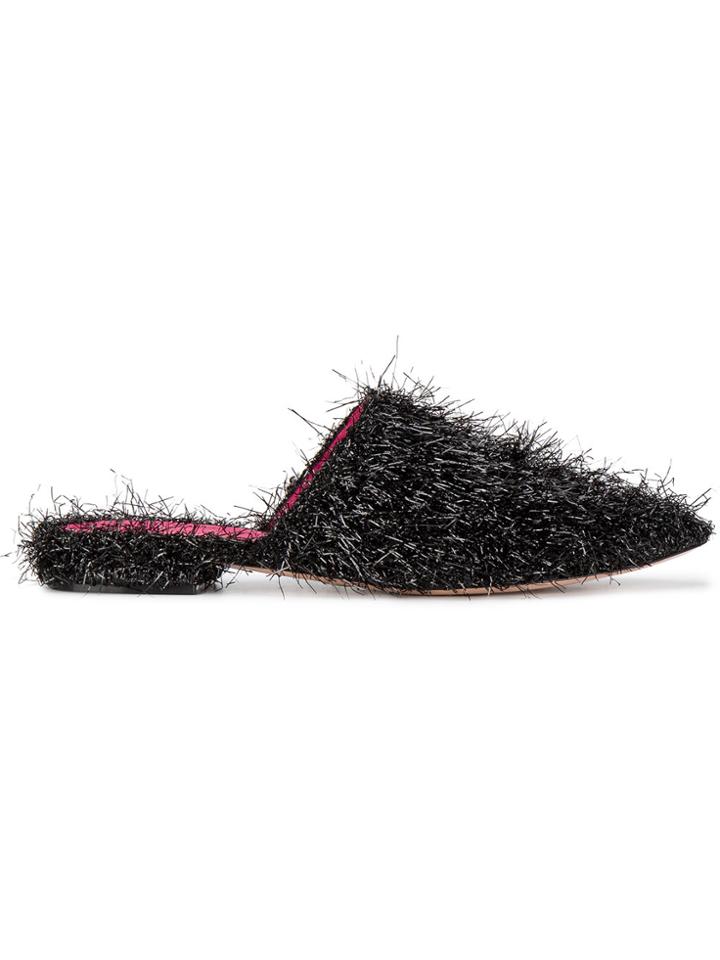 Oscar Tiye Emme Disco Mules - Black