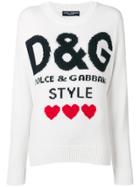 Dolce & Gabbana D & G Style Jumper - White