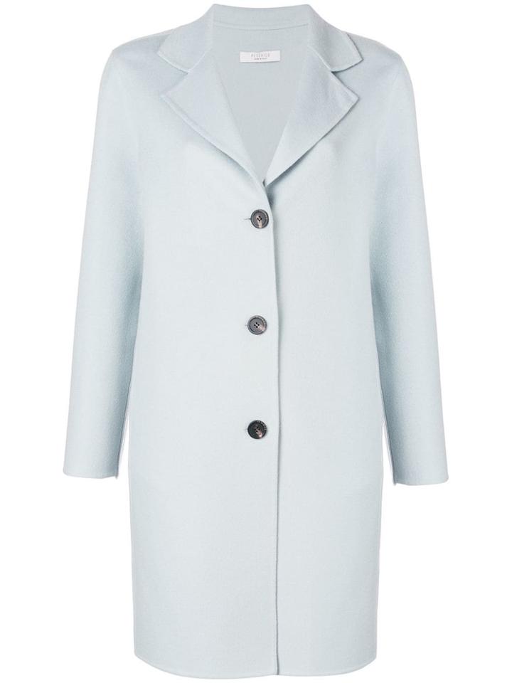 Peserico Single Breasted Coat - Blue