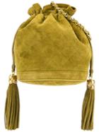 Chanel Pre-owned Fringed Bucket Shoulder Bag - Yellow