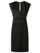 Giuliana Romanno Shift Dress, Women's, Size: 40, Black, Polyester