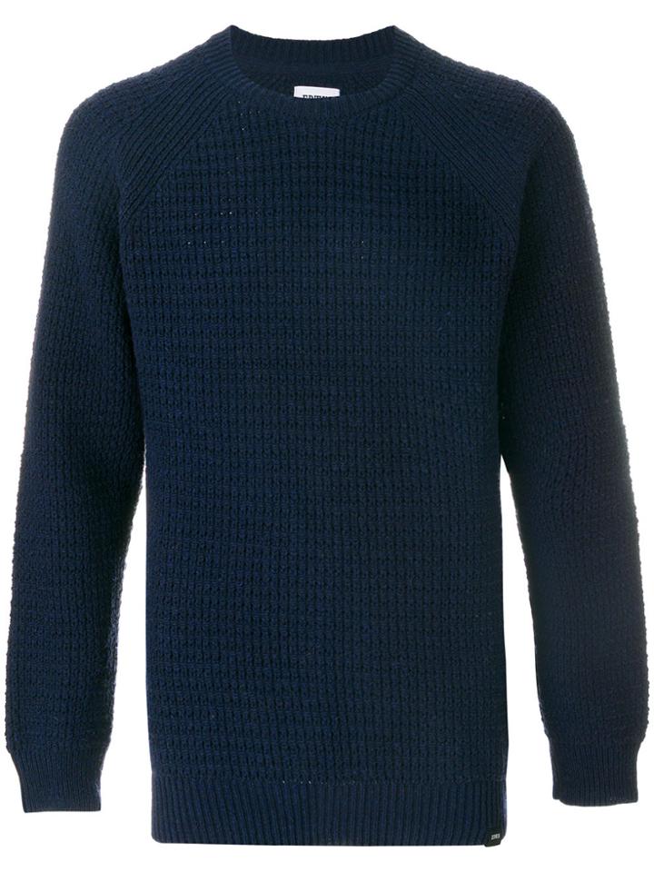 Edwin Ribbed Knit Jumper - Blue