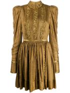 Ulla Johnson Philippa Sequined Pleated Dress - Green